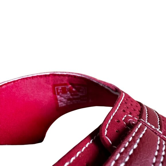 Clarks Size 11 Slip On Womens Thong Sandal Red - Picture 6 of 9